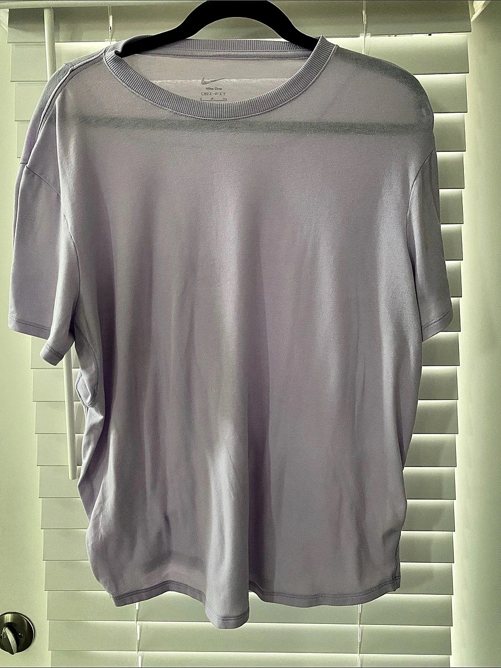 Nike One Dri-FIT Short-Sleeve Top Purple Medium
